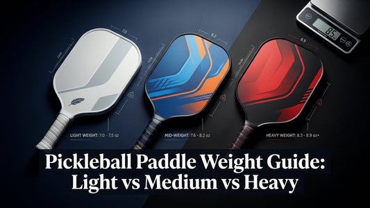 Pickleball Paddle Weight Guide: Light vs Medium vs Heavy - Peak Primal Wellness