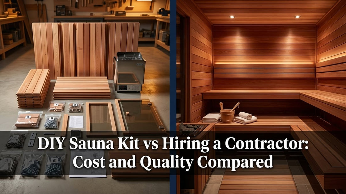 DIY Sauna Kit vs Hiring a Contractor: Cost and Quality Compared - Peak Primal Wellness