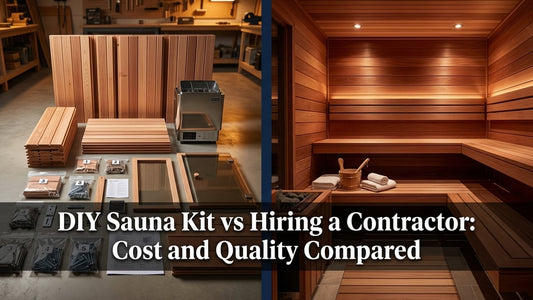 DIY Sauna Kit vs Hiring a Contractor: Cost and Quality Compared - Peak Primal Wellness