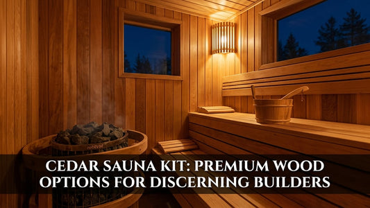 Cedar Sauna Kit: Premium Wood Options for Discerning Builders - Peak Primal Wellness