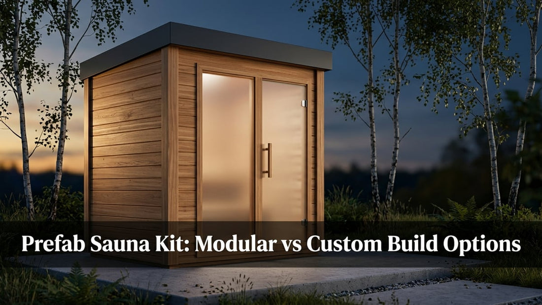 Prefab Sauna Kit: Modular vs Custom Build Options - Peak Primal Wellness