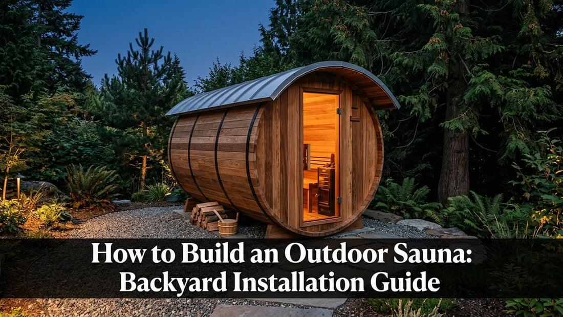How to Build an Outdoor Sauna: Backyard Installation Guide - Peak Primal Wellness