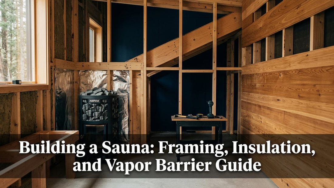 Building a Sauna: Framing, Insulation, and Vapor Barrier Guide - Peak Primal Wellness