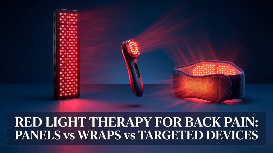 Red Light Therapy for Back Pain: Panels vs Wraps vs Targeted Devices - Peak Primal Wellness