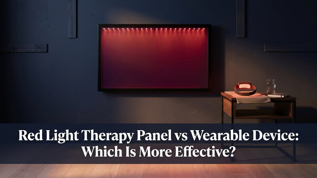 Red Light Therapy Panel vs Wearable Device: Which Is More Effective? - Peak Primal Wellness
