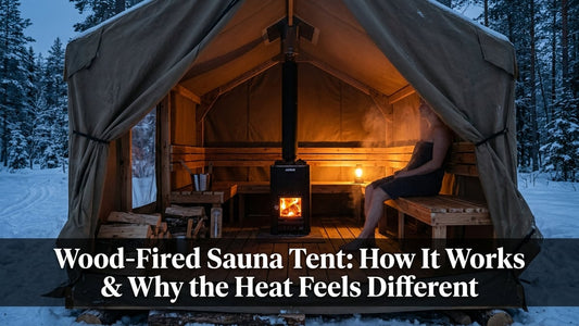 Wood-Fired Sauna Tent: How It Works & Why the Heat Feels Different - Peak Primal Wellness