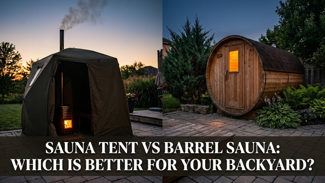Sauna Tent vs Barrel Sauna: Which Is Better for Your Backyard? - Peak Primal Wellness