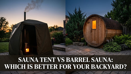 Sauna Tent vs Barrel Sauna: Which Is Better for Your Backyard? - Peak Primal Wellness