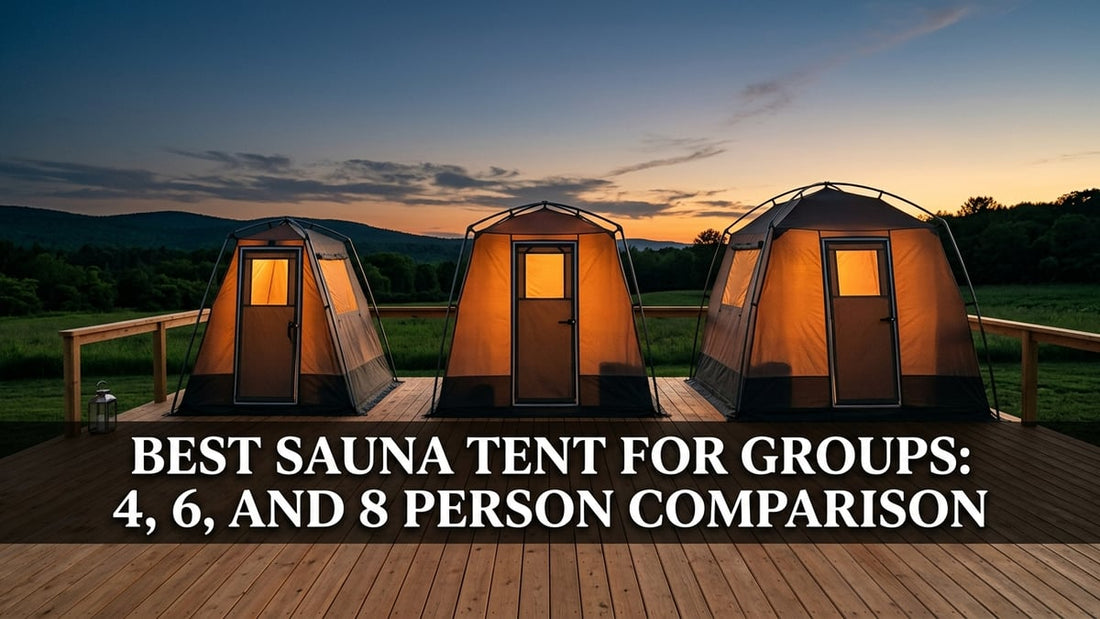 Best Sauna Tent for Groups: 4, 6, and 8 Person Comparison - Peak Primal Wellness