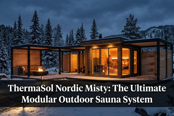 ThermaSol Nordic Misty: The Ultimate Modular Outdoor Sauna System - Peak Primal Wellness