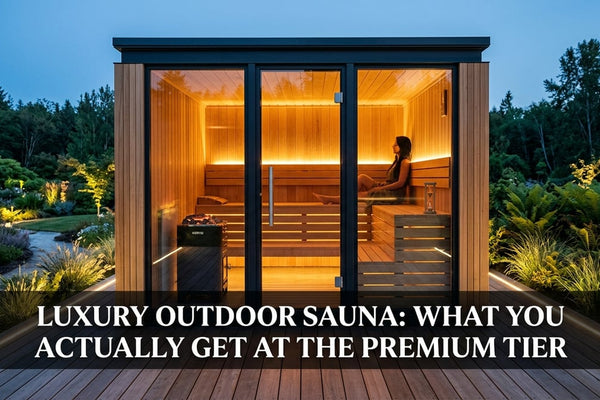 Luxury Outdoor Sauna: What You Actually Get at the Premium Tier - Peak Primal Wellness