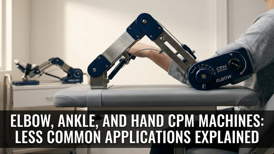 Elbow, Ankle, and Hand CPM Machines: Less Common Applications Explained - Peak Primal Wellness