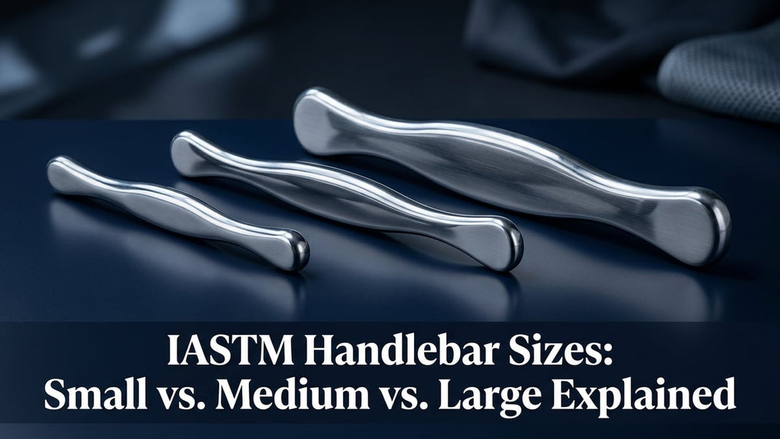 IASTM Handlebar Sizes: Small vs. Medium vs. Large Explained - Peak Primal Wellness