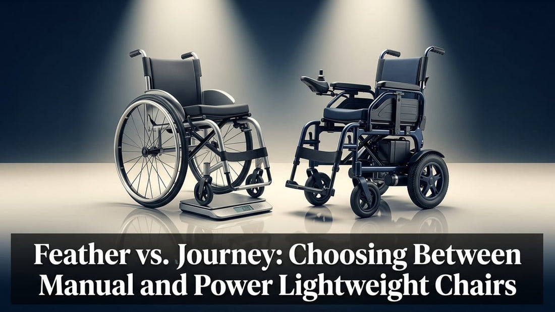 Feather vs. Journey: Choosing Between Manual and Power Lightweight Chairs - Peak Primal Wellness