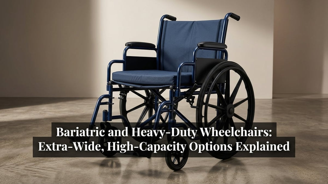 Bariatric and Heavy-Duty Wheelchairs: Extra-Wide, High-Capacity Options Explained - Peak Primal Wellness