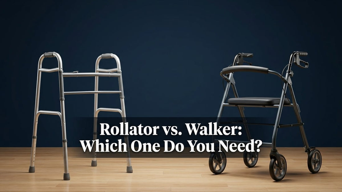 Rollator vs. Walker: Which One Do You Need? - Peak Primal Wellness