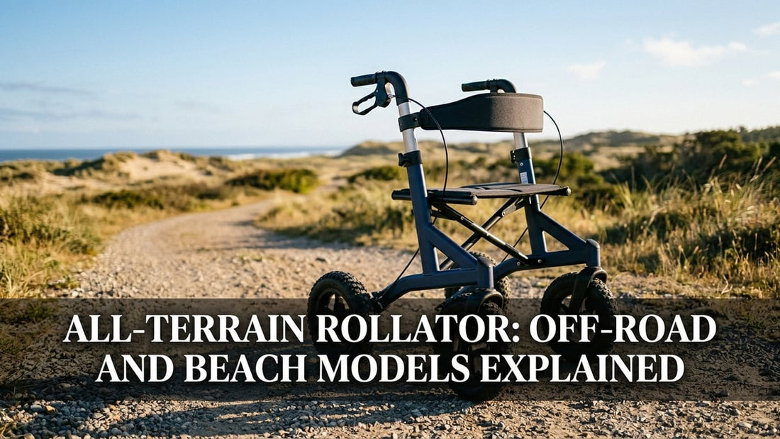 All-Terrain Rollator: Off-Road and Beach Models Explained - Peak Primal Wellness