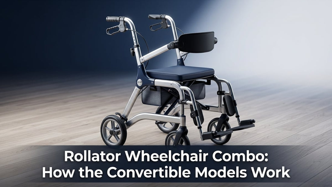 Rollator Wheelchair Combo: How the Convertible Models Work - Peak Primal Wellness