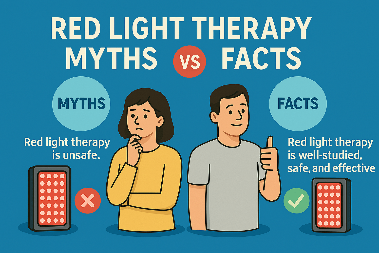 Red Light Therapy Myths vs Facts - Peak Primal Wellness