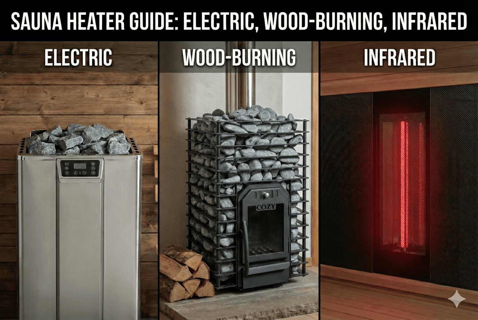 Sauna Heater Guide: Electric, Wood-Burning, and Infrared Options for Your Home Spa - Peak Primal Wellness