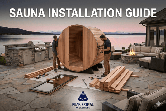 Sauna Delivery & Installation - Peak Primal Wellness