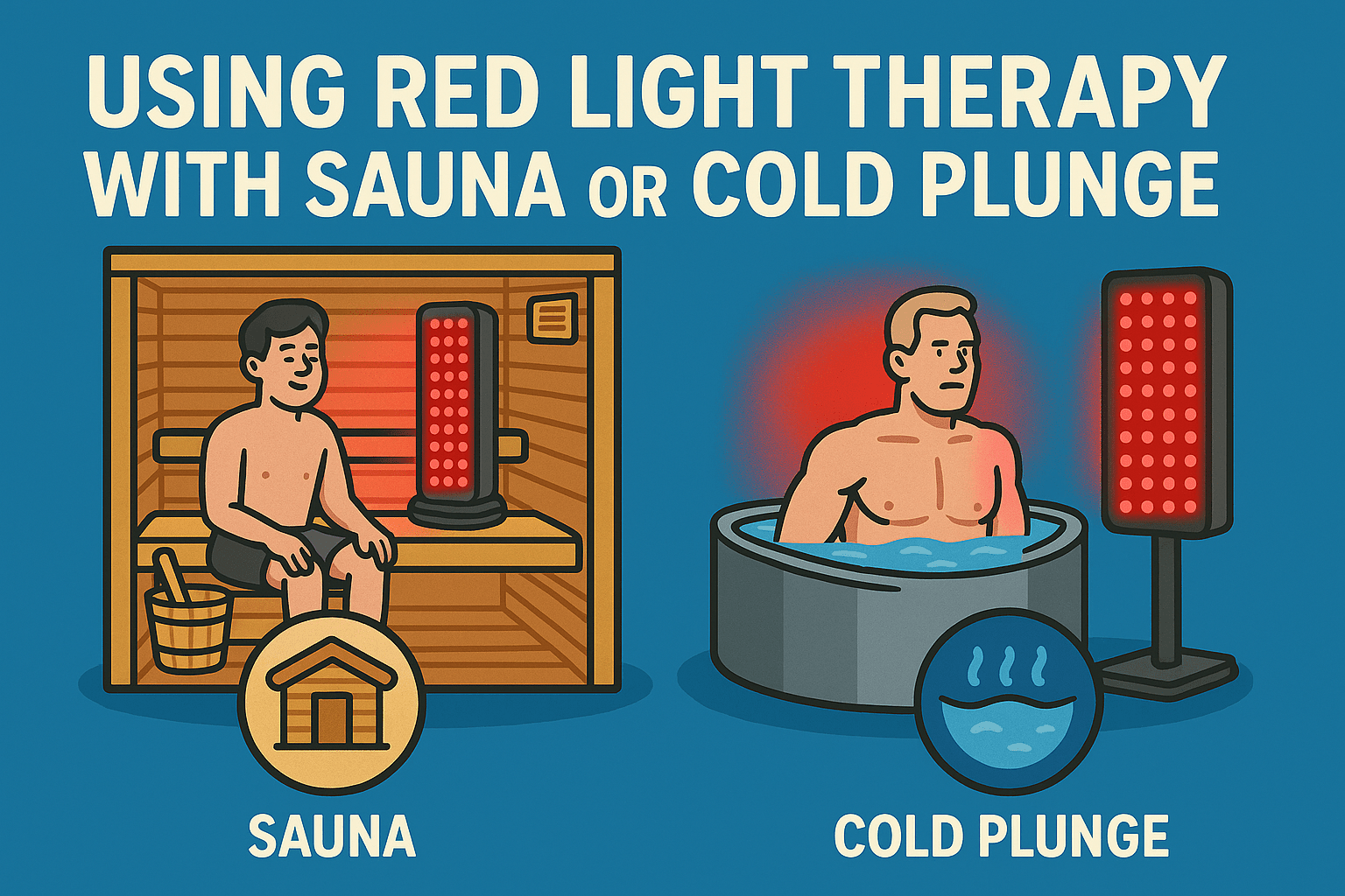 Using Red Light Therapy With Sauna or Cold Plunge - Peak Primal Wellness