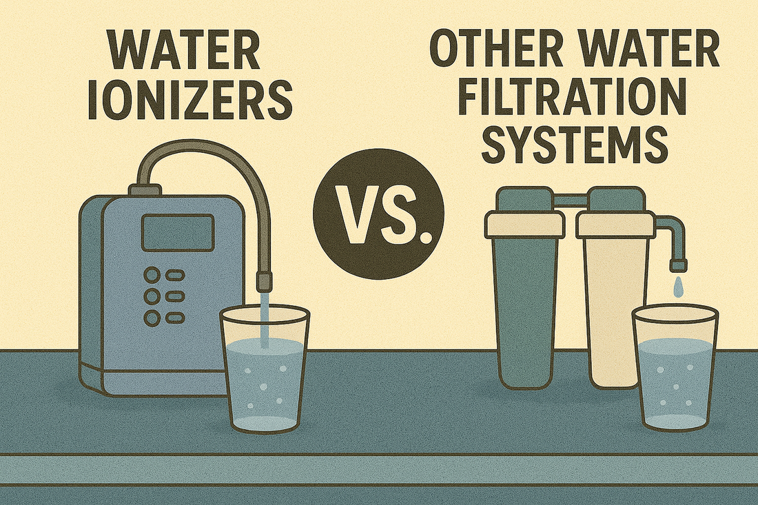 Water Ionizers vs. Other Water Filtration Systems