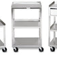 Amrex Mobile Stand - Stainless Steel - 2-shelf -  product_vendor - Peak Primal Wellness