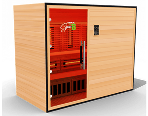 Medical Breakthrough Commercial Spa 488 4 - 5 Person Infrared Sauna with Red Light Therapy -  product_vendor - Peak Primal Wellness