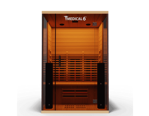 Medical Breakthrough 6 Ultra 2 Person Full - Spectrum Infrared Sauna - Fast Heating, Natural Hemlock, Audio System -  product_vendor - Peak Primal Wellness