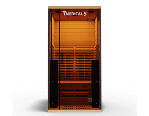Medical Breakthrough 5 Ultra 1 Person Full Spectrum Infrared Sauna – Skin Rejuvenation, Integrated Audio & Premium Hemlock -  product_vendor - Peak Primal Wellness