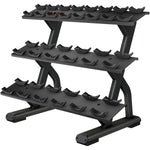 Precor 3-Tier 10-Pair Dumbbell Storage Rack -  product_vendor - Peak Primal Wellness