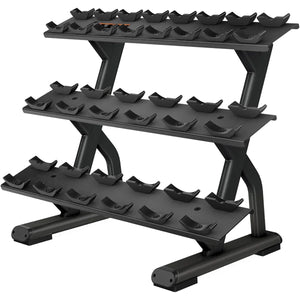 Precor 3-Tier 10-Pair Dumbbell Storage Rack -  product_vendor - Peak Primal Wellness
