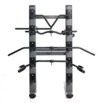 Black Chrome Cable Attachment Bar Storage Rack w/ 9 Cable Attachment Bars