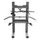 Black Chrome Cable Attachment Bar Storage Rack w/ 9 Cable Attachment Bars