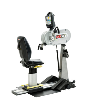 SciFit PRO1 Upper Body Exerciser, Adjustable Tilt Head and Cranks, Wheelchair Platform, Premium Seat