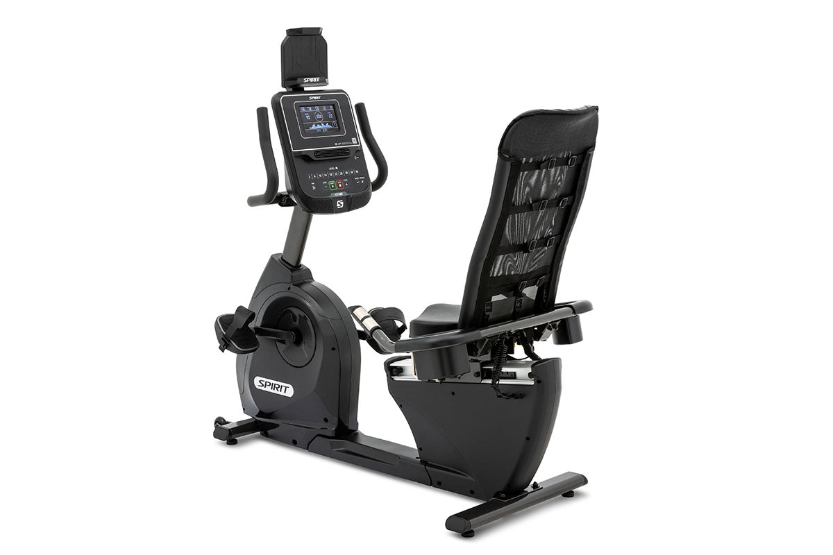 Spirit, XBR95 Recumbent Bike, 57" x 30" x 57"