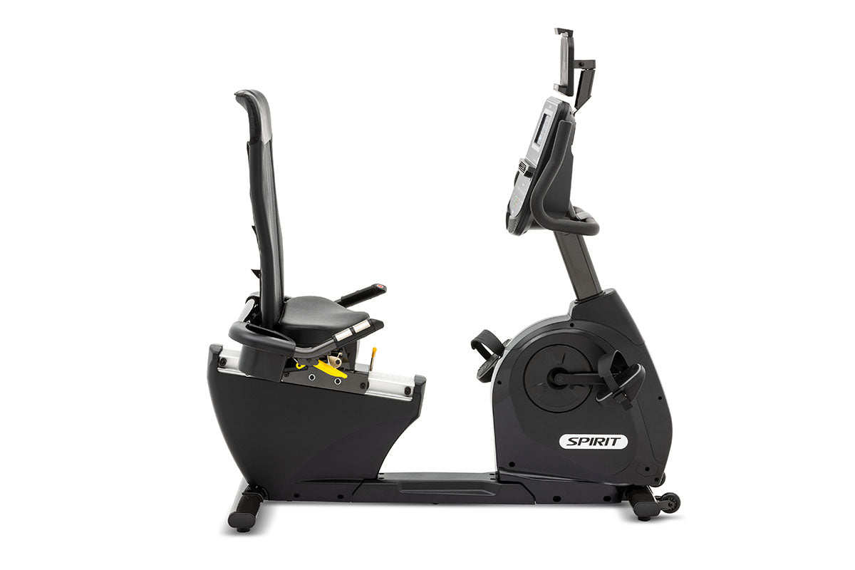 Spirit, XBR95 Recumbent Bike, 57" x 30" x 57"