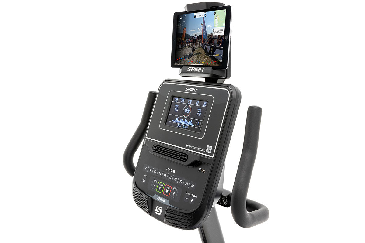Spirit, XBR95 Recumbent Bike, 57" x 30" x 57"