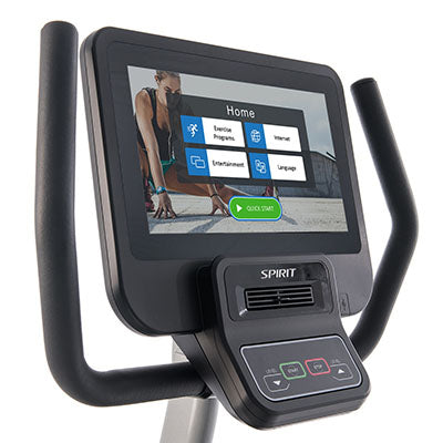 Spirit, CR800ENT Recumbent Bike, 57" x 30" x 51"
