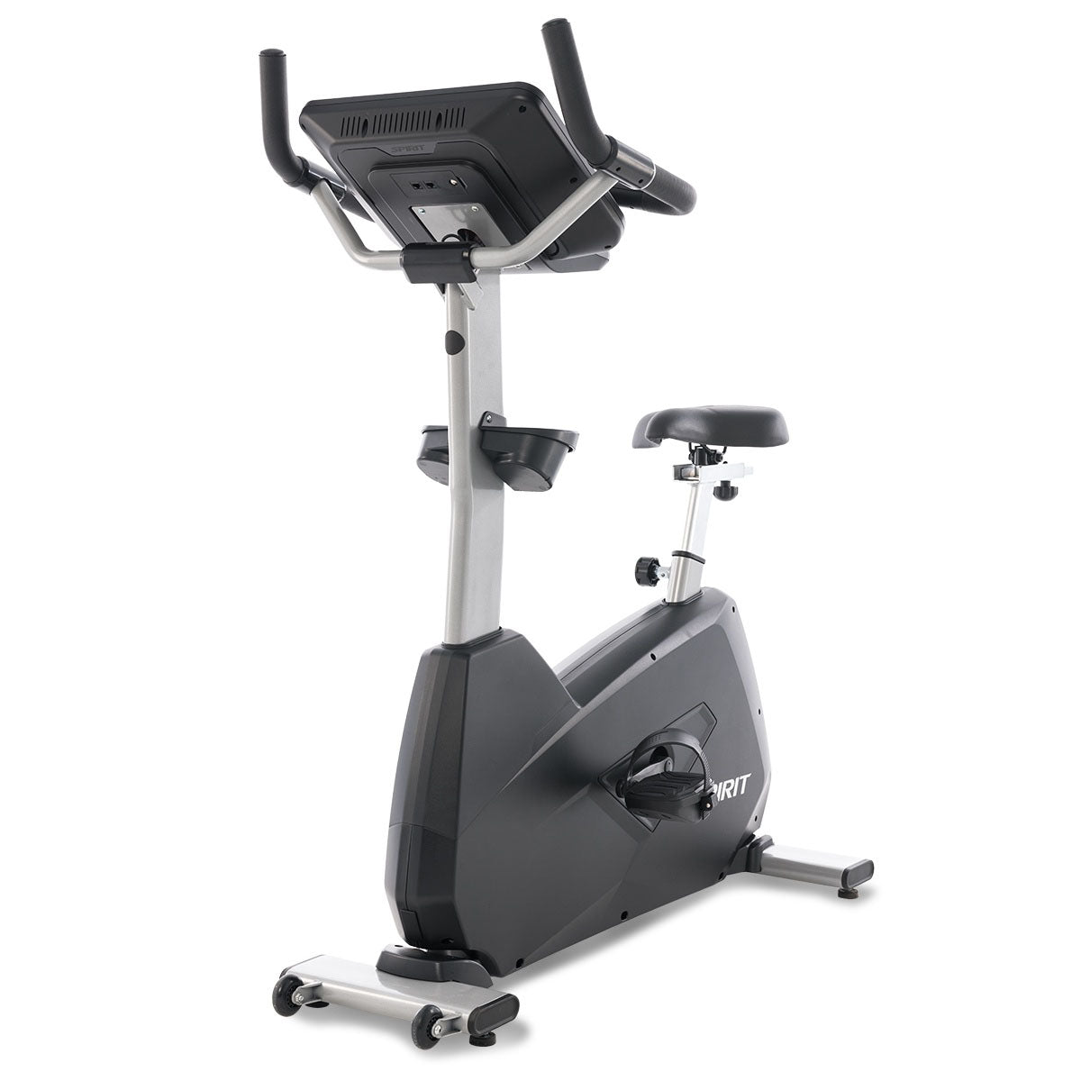 Spirit, CU800ENT Upright Bike, 78" x 28" x 67"