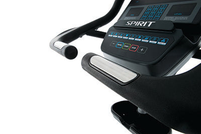 Spirit, CU900 Upright Bike, 77" x 32" x 67"