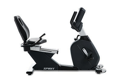 Spirit, CR900 Recumbent Bike, 67" x 29" x 49"