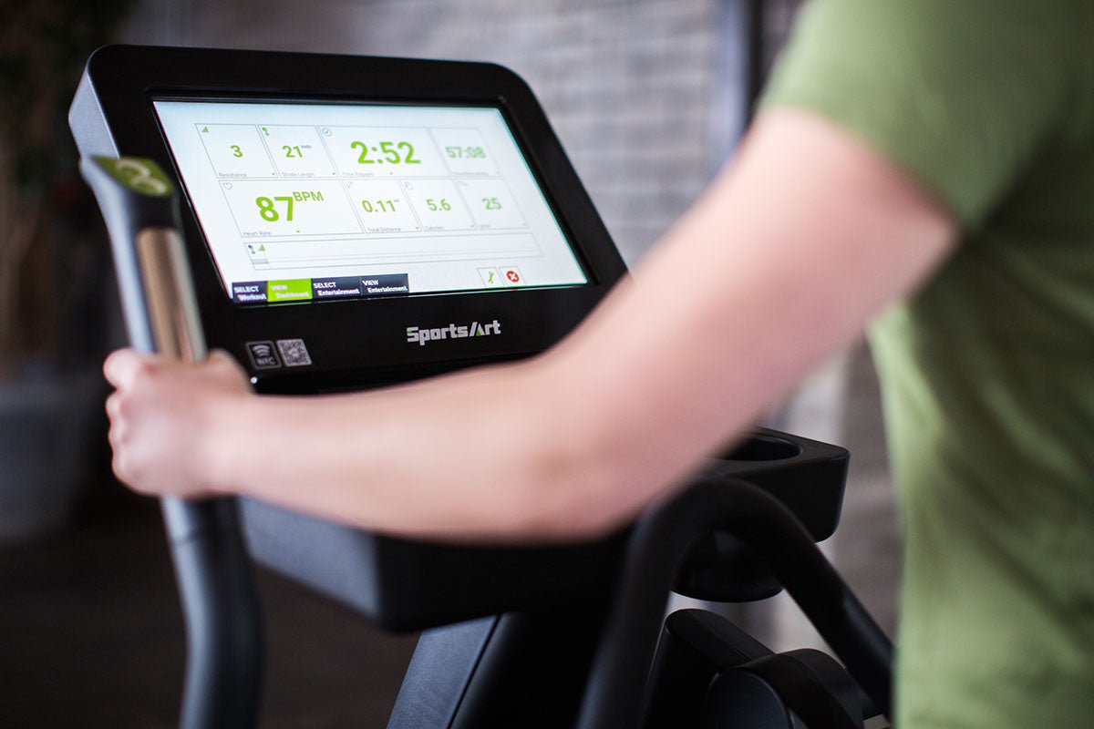 SportsArt E876 Status Elliptical with 16" Senza Touchscreen -  product_vendor - Peak Primal Wellness