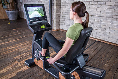 SportsArt, C576R Status Recumbent Cycle, 16" Senza Touchscreen