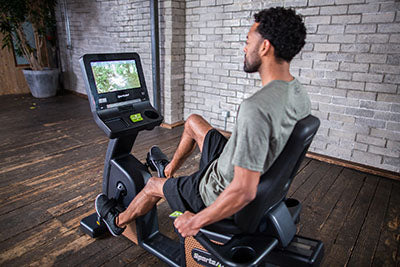 SportsArt, C576R Status Recumbent Cycle, 16" Senza Touchscreen
