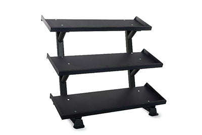 Inflight Inflight Fitness, 54" 3-Tier Dumbbell Rack, Tray Style