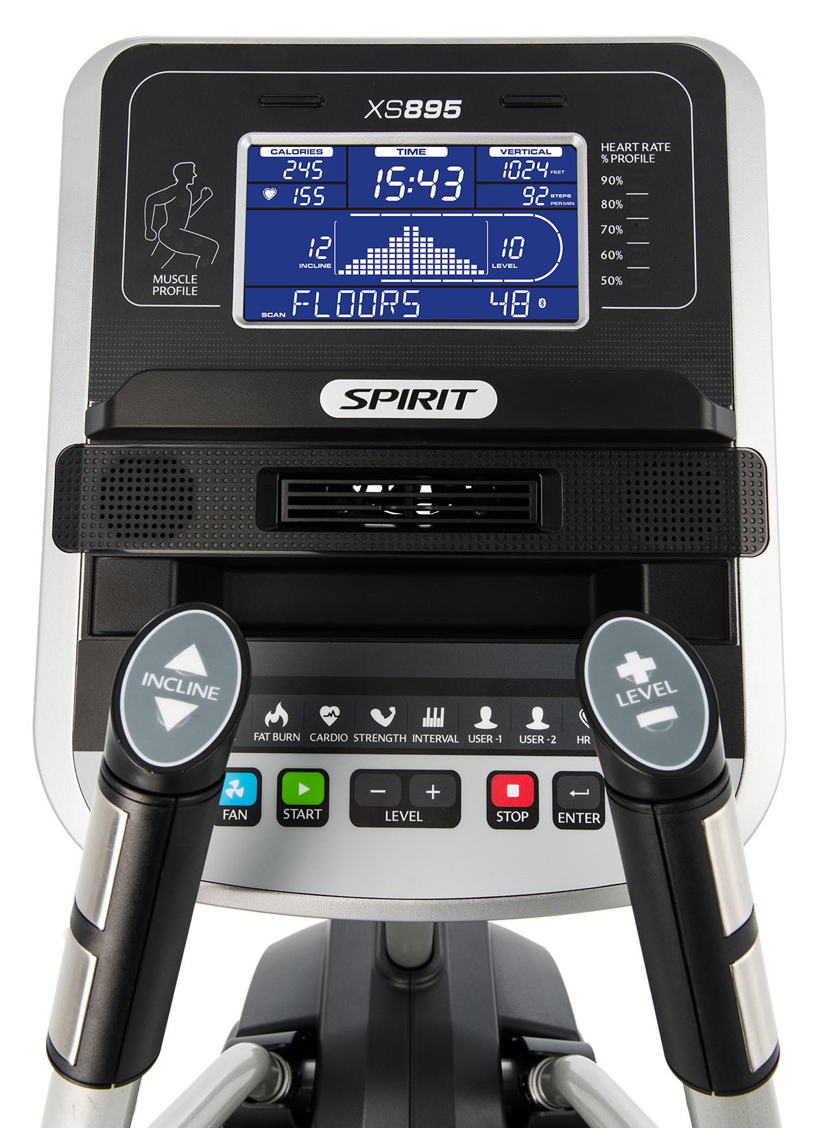 Spirit XS895 HIIT Adjustable Incline Stepper Stair Climber -  product_vendor - Peak Primal Wellness