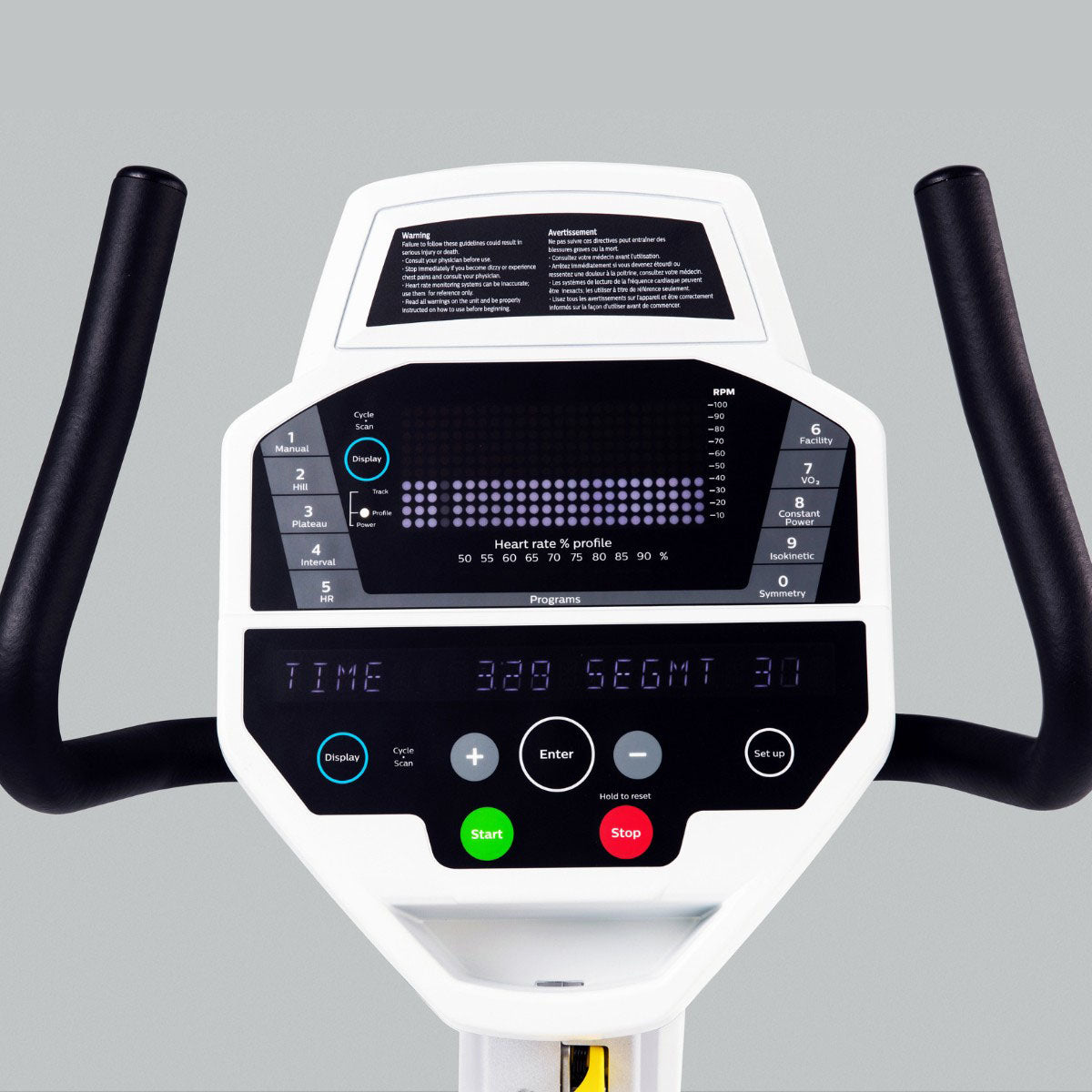 Spirit Rehab, 7.0R Recumbent Bike, 55" x 33" x 47"