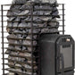 Cozy Heat Quattro Thru-Wall 12kW  Sauna Stove - Wood-Burning Sauna Stove